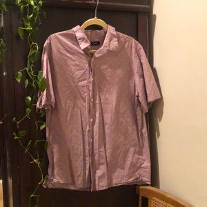 Theory Casual Burgundy Button down shirt